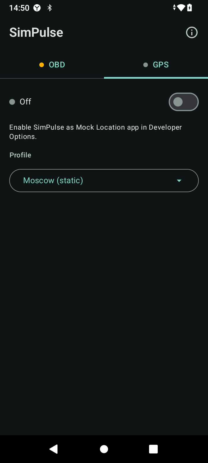 GPS tab